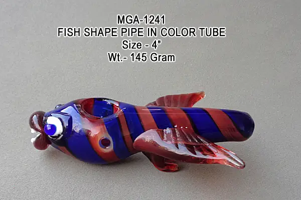 Fish shape pipe in color tube
